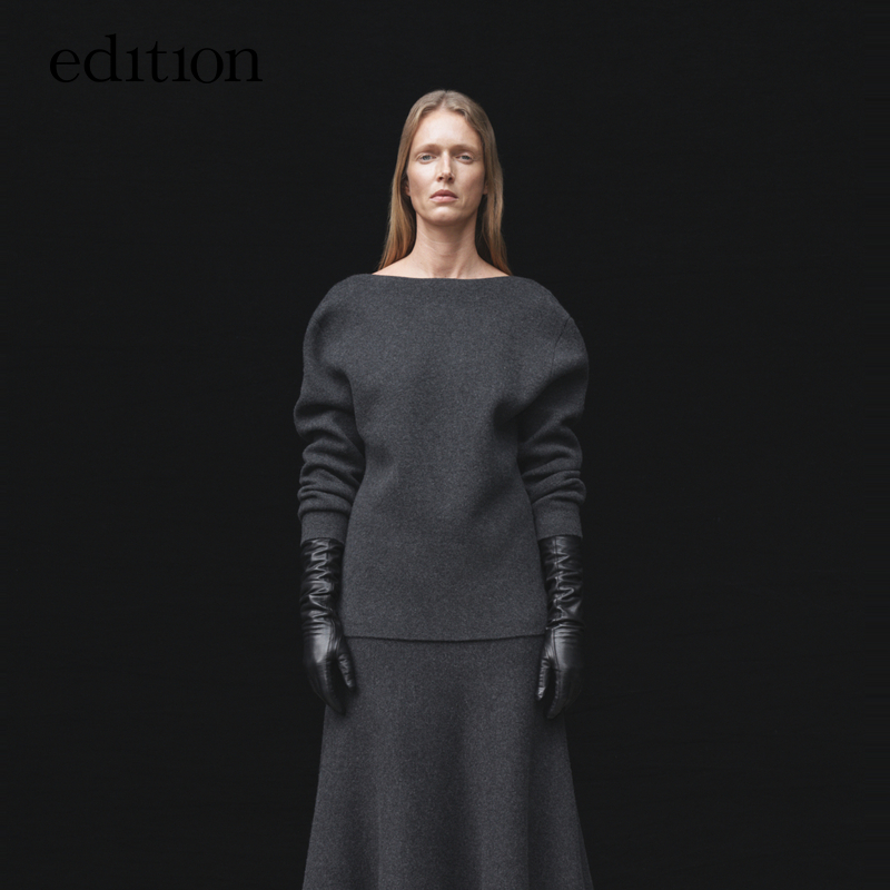 【达人专享】高圆圆同P系列edition衬衫毛衣两件套#EBC4SWT012