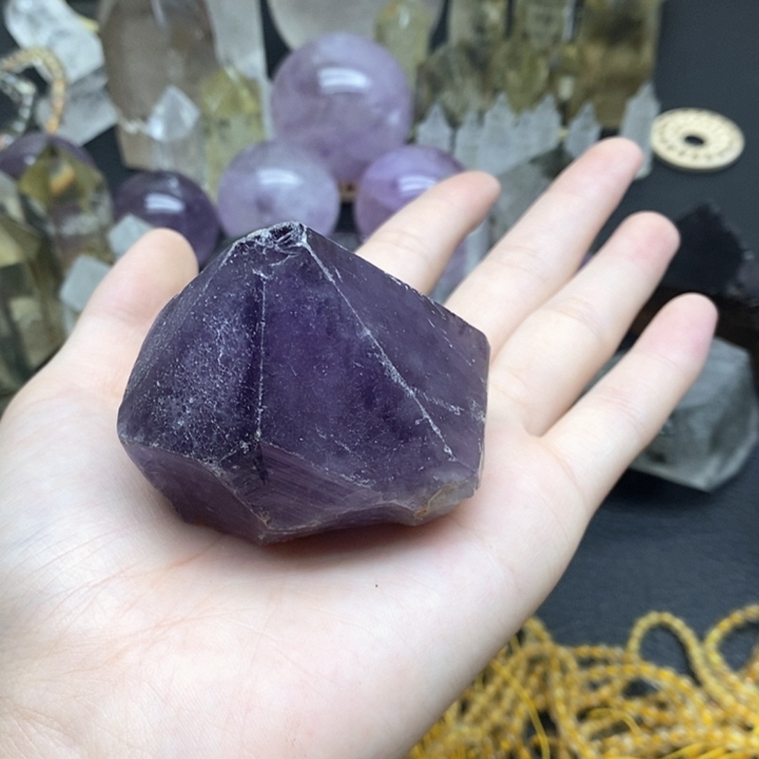 未镶嵌珠宝半成品水晶52水晶石