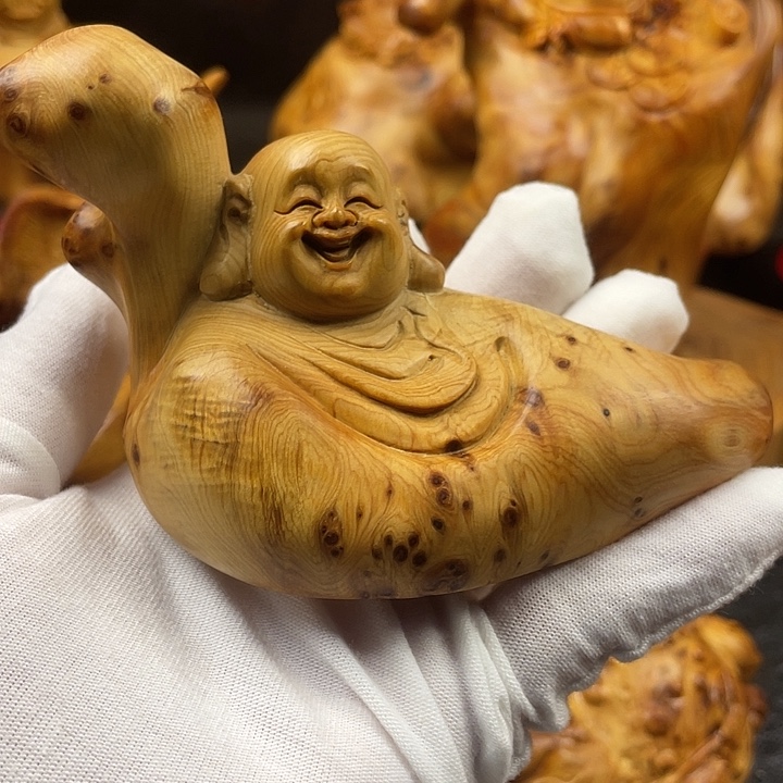 柏木（崖柏）米勒手把件