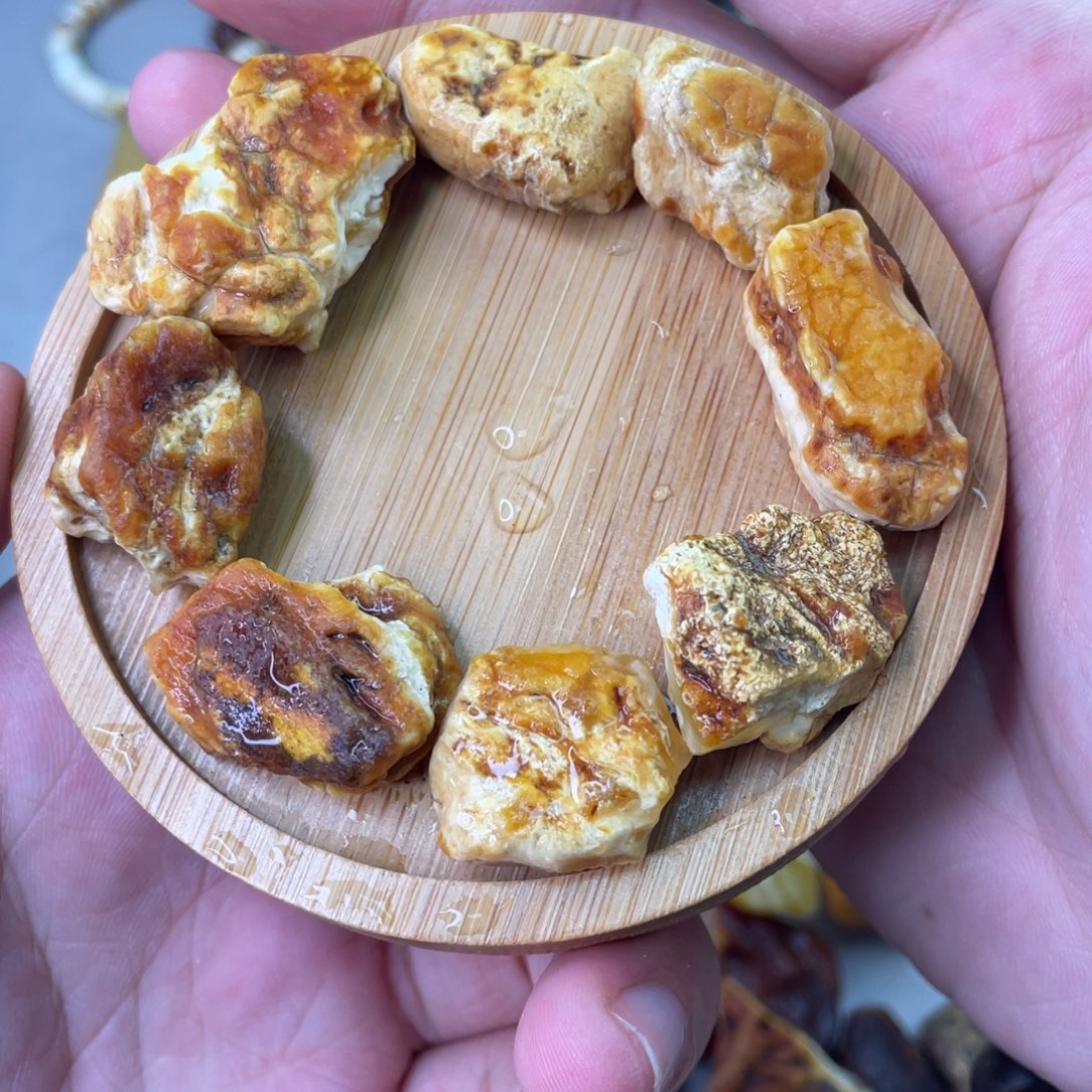 定制琥珀天然琥珀俄料清水漂手串