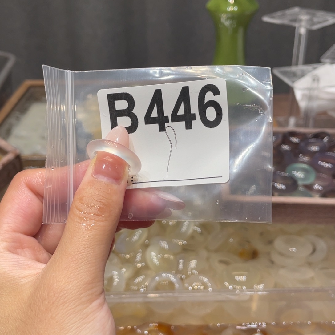 玛瑙/玉髓未镶嵌戒指446