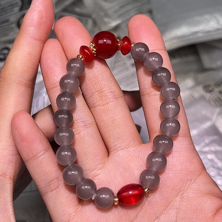 未镶嵌手链玛瑙/玉髓福运来云仓 精品手串 无礼盒 15