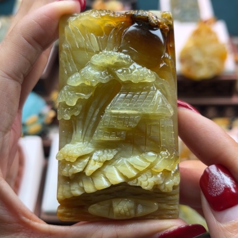 岫玉挂件未镶嵌挂件