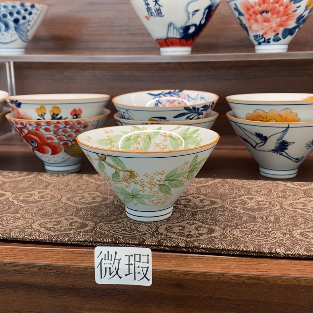 釉下彩老陶泥手工绘制