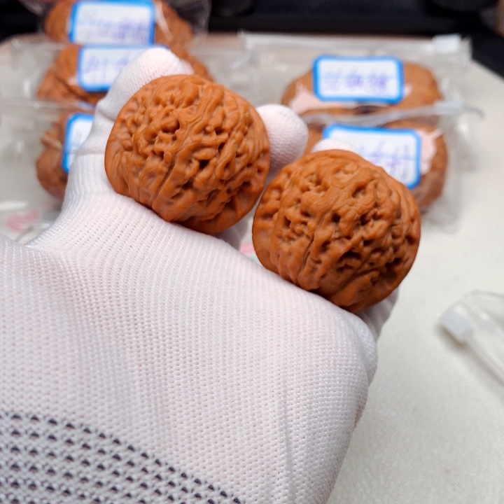 明***好吊坠文玩核桃40莲花