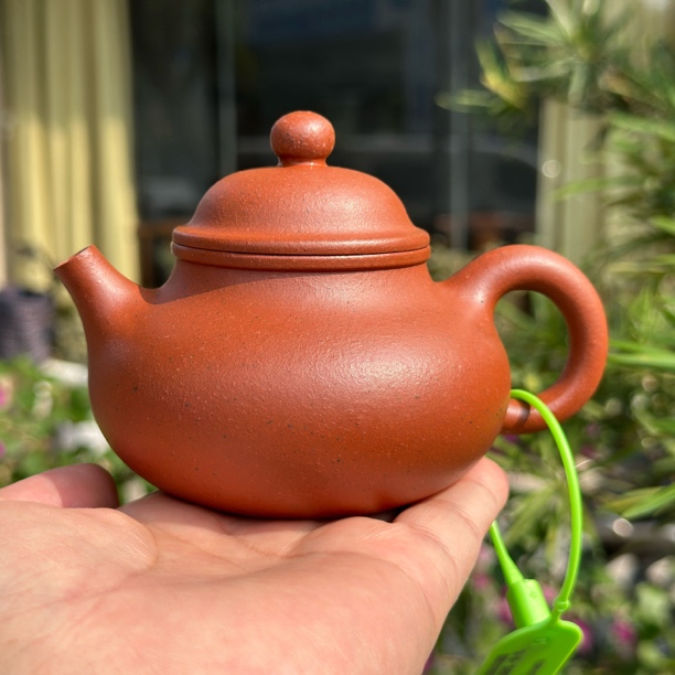 230CC小煤窑生砂朱泥容天壶 原矿手工紫砂壶 附光谱分析报告