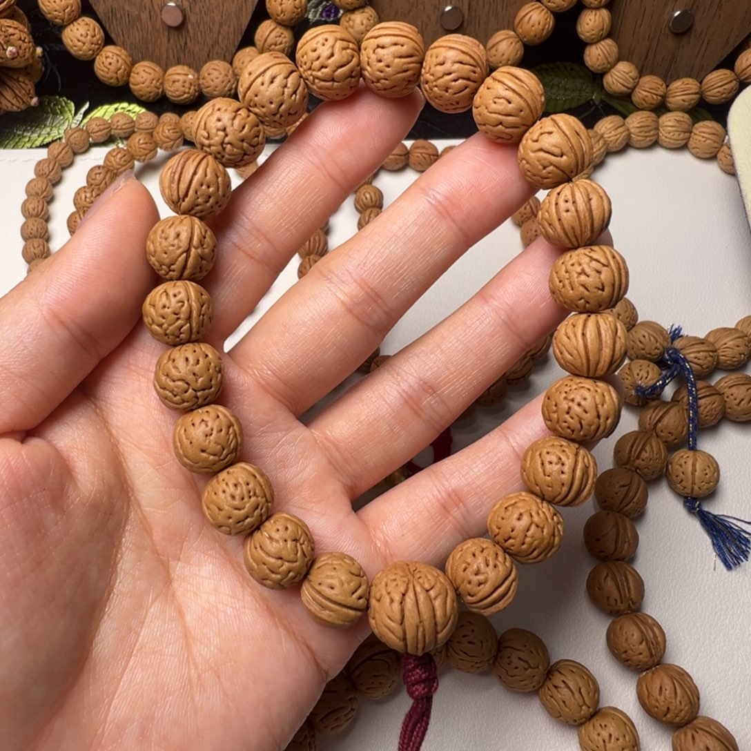*****核桃手串/手链山西野生桃核手串1.2