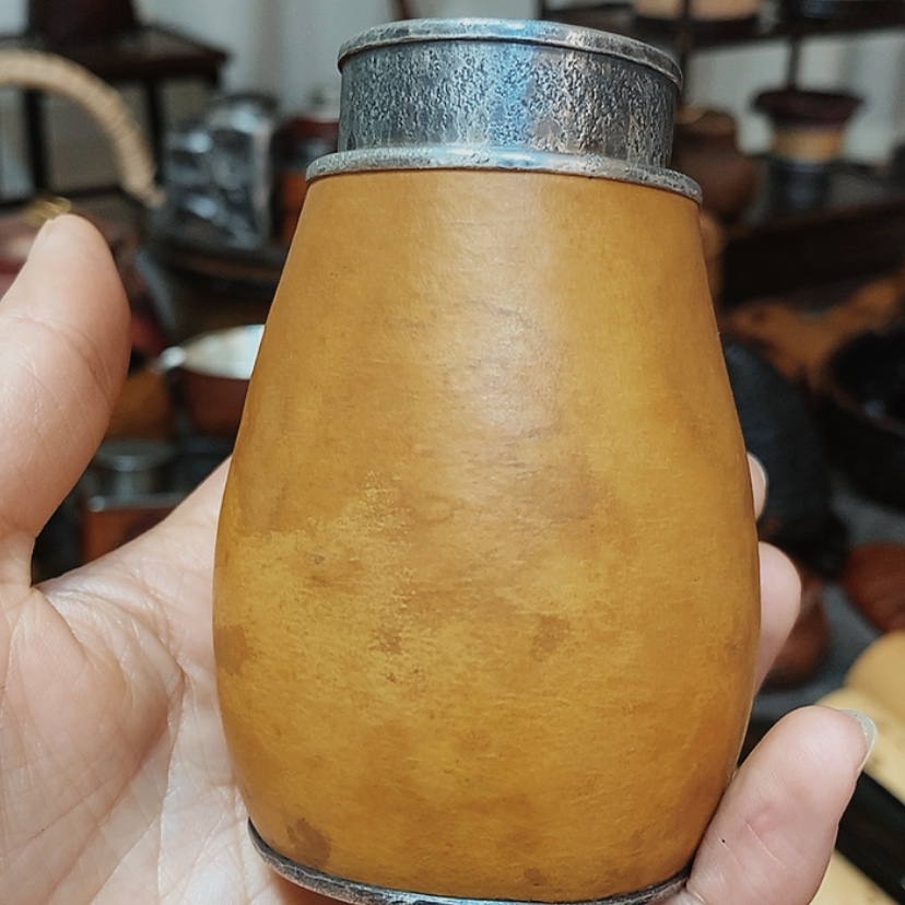 【闪购商品】日**辰葫芦包银茶叶罐