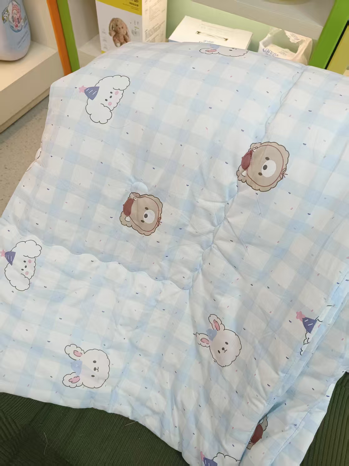 棉棉被针织棉大豆夏凉被宝宝成人被子母婴级