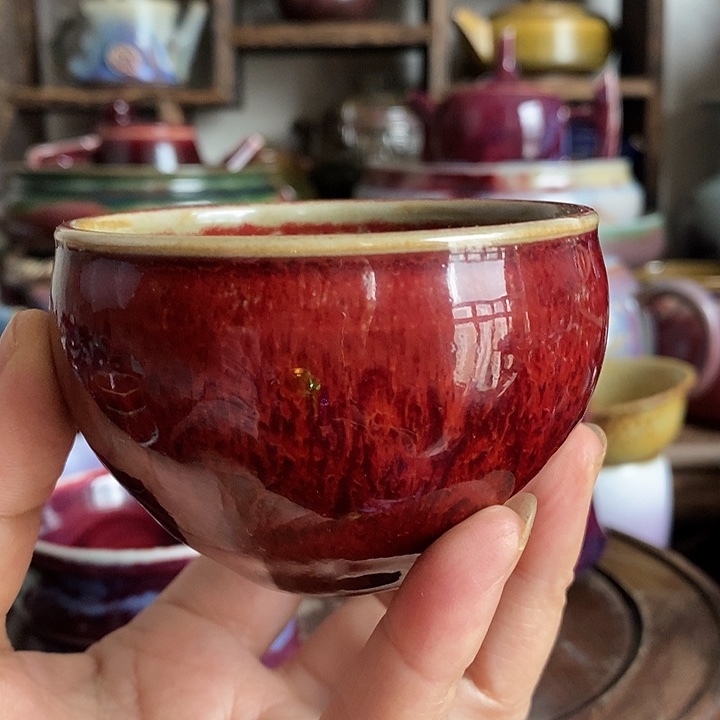 中国神后钧瓷茶具