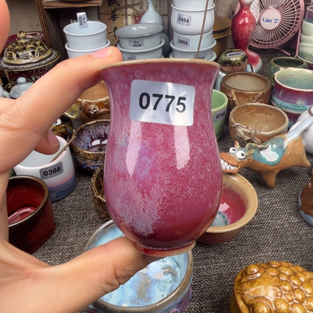 杯子钧瓷窑口自播原矿钧瓷2