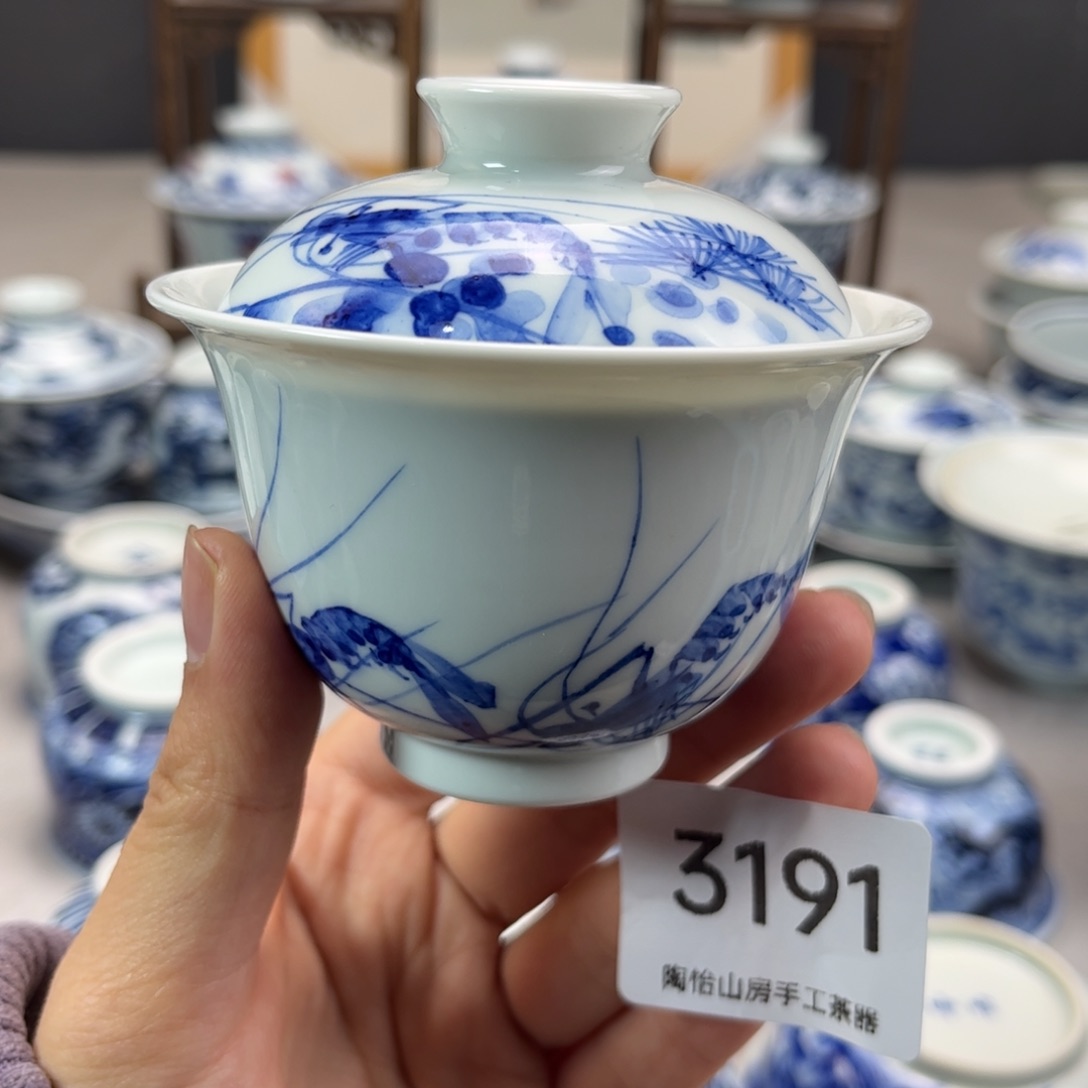 景德镇陶瓷手绘杯3191燕子