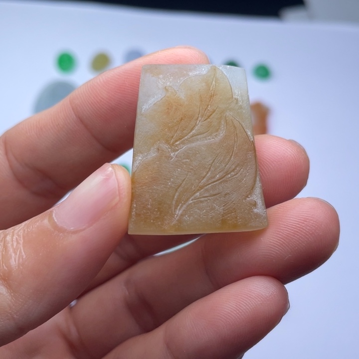 未镶嵌定制翡翠天然翡翠A货无事牌