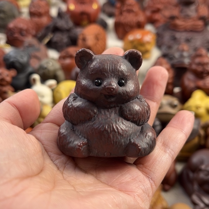 紫砂茶宠紫砂小熊