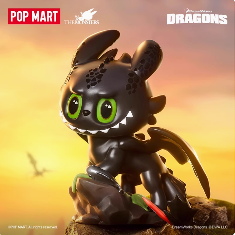 POPMART泡泡玛特THE MONSTERS驯龙高手手办LABUBU大娃摆件