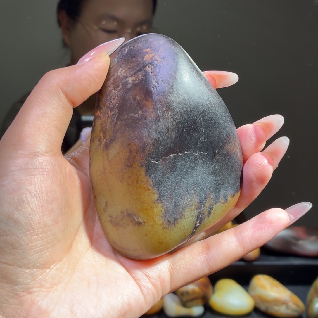 和田玉未镶嵌挂件390