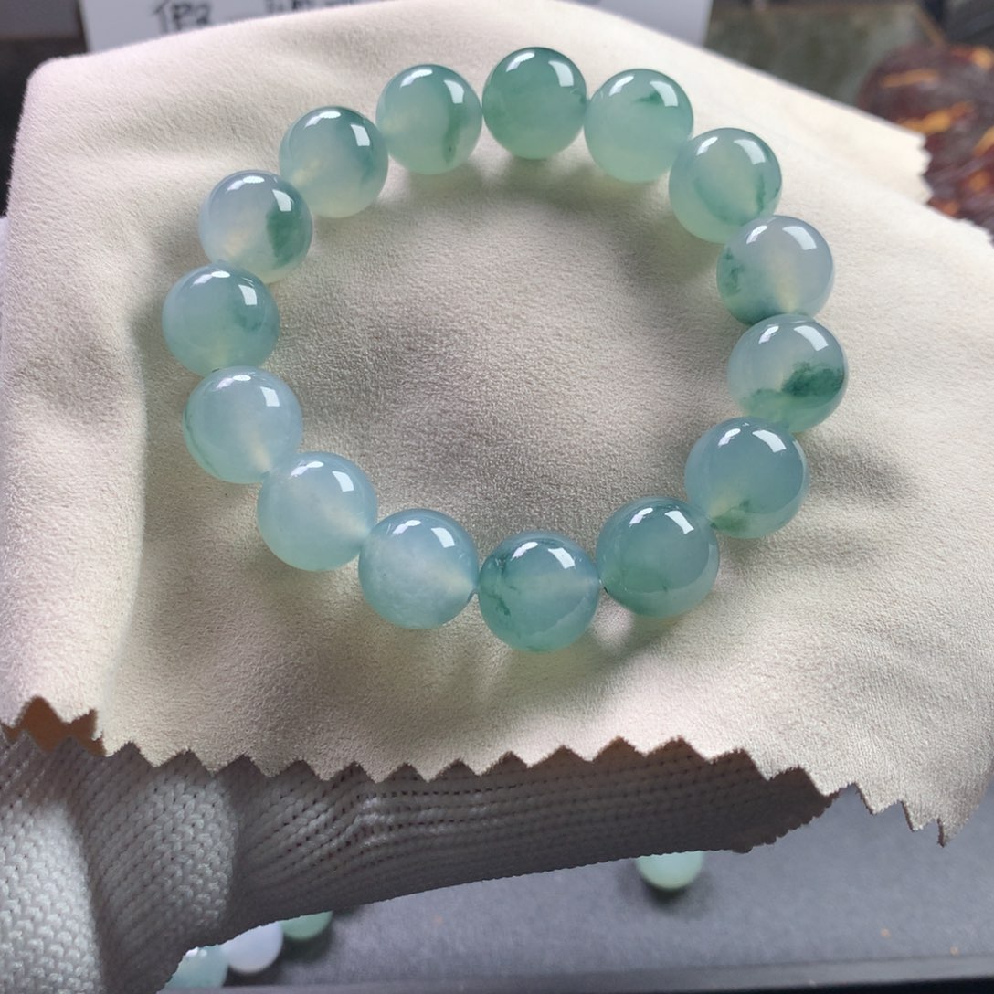 定制翡翠未镶嵌卡13.6 15粒