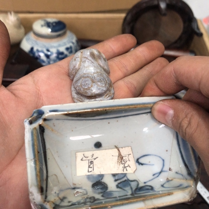 陶瓷孤品单件车里拍