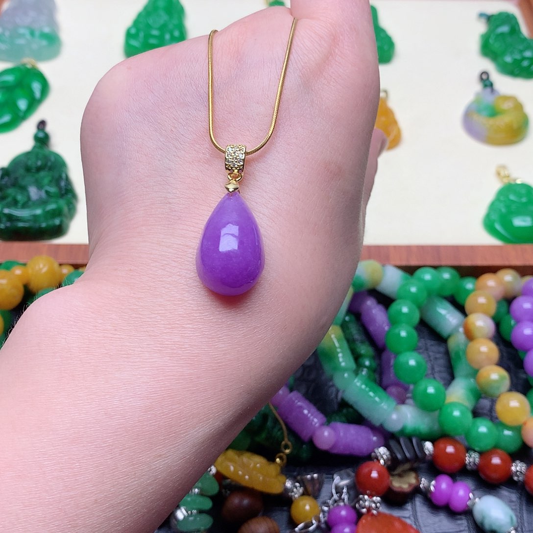 吊坠(赠链)未镶嵌翡翠1