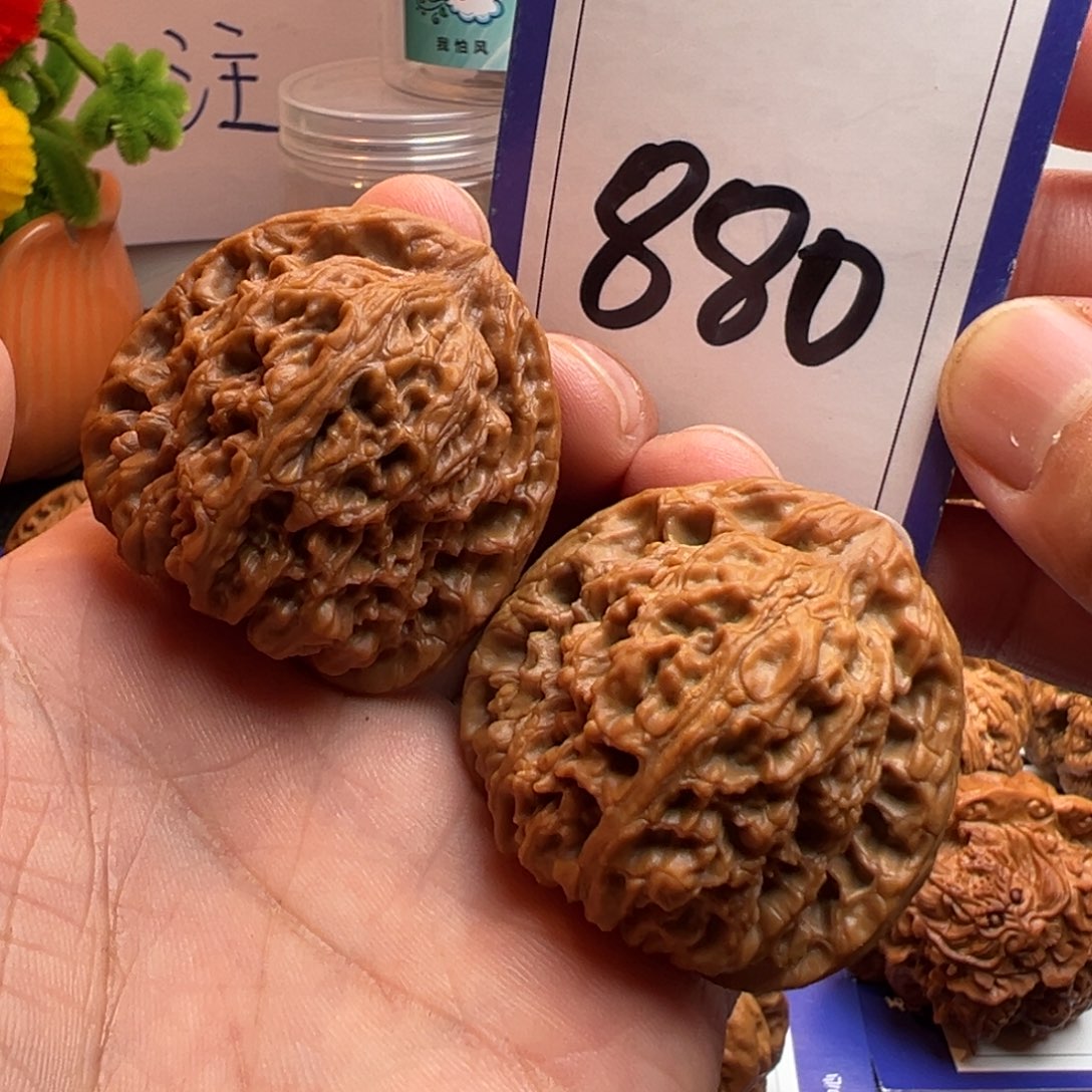 文玩核桃把件全品涿鹿南疆石42尺寸880号