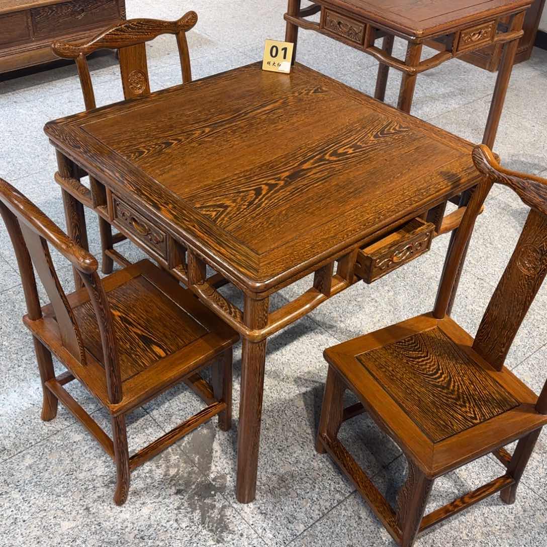 鸡翅木类成套家具?*78一套