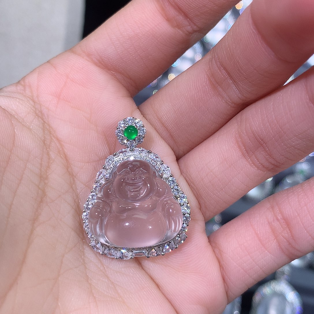 石英质玉颈饰银S925镶嵌图****号33