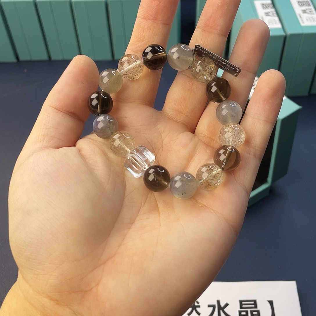 手链银S925镶嵌水晶