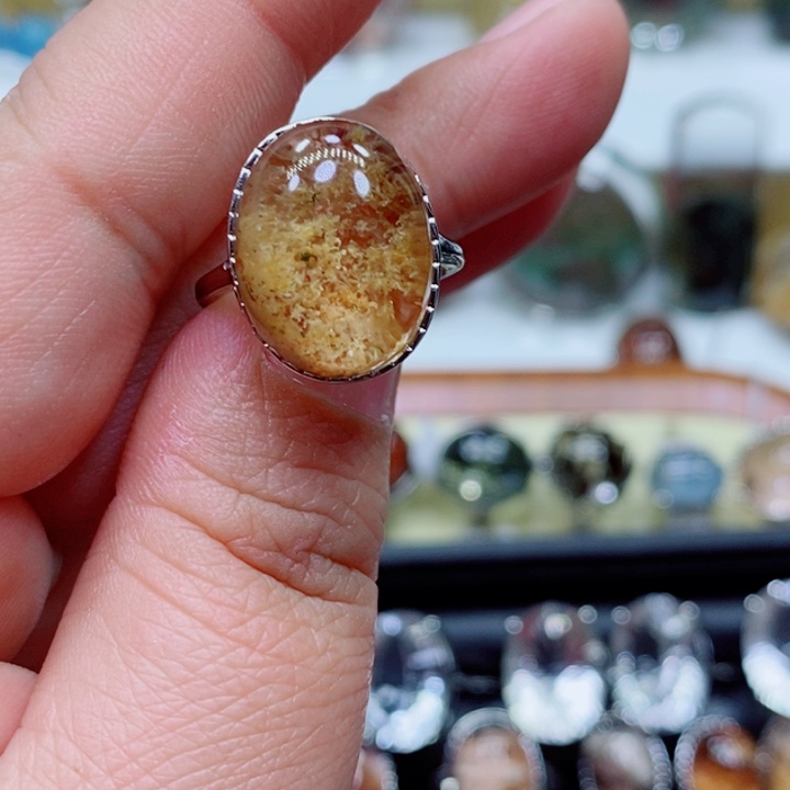 水晶戒指未镶嵌水晶