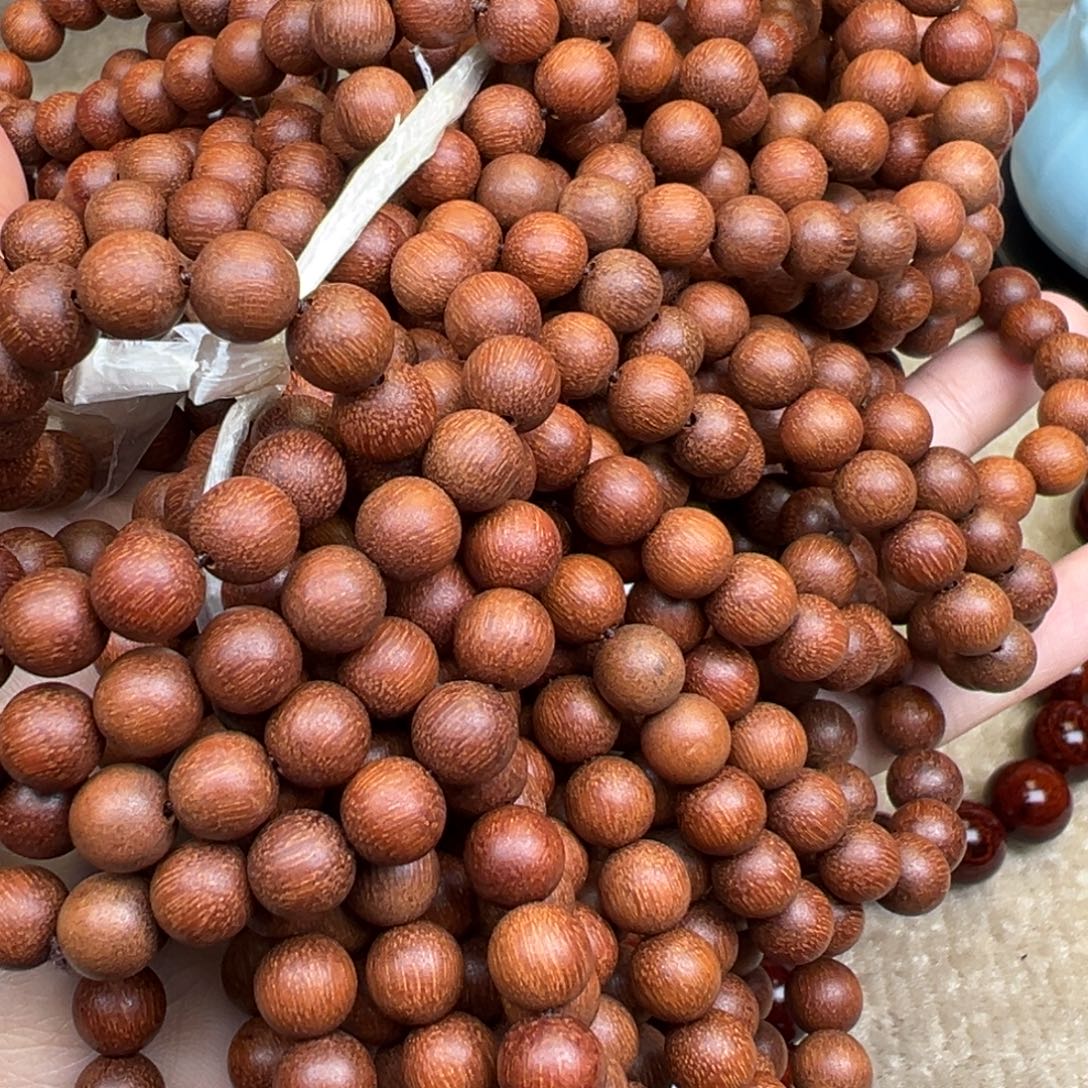 降真香手串/手链贵州料降真香08圆珠金丝密结