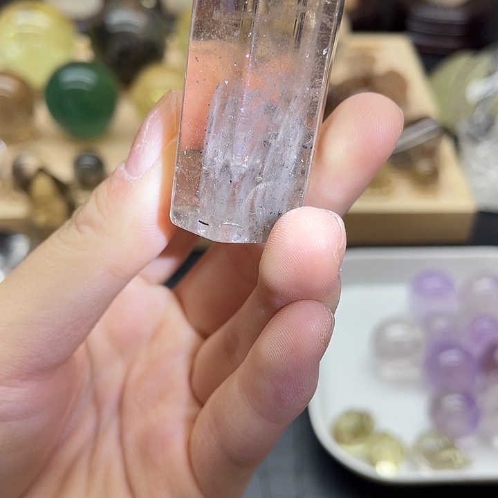 珠宝半成品水晶未镶嵌87水晶石