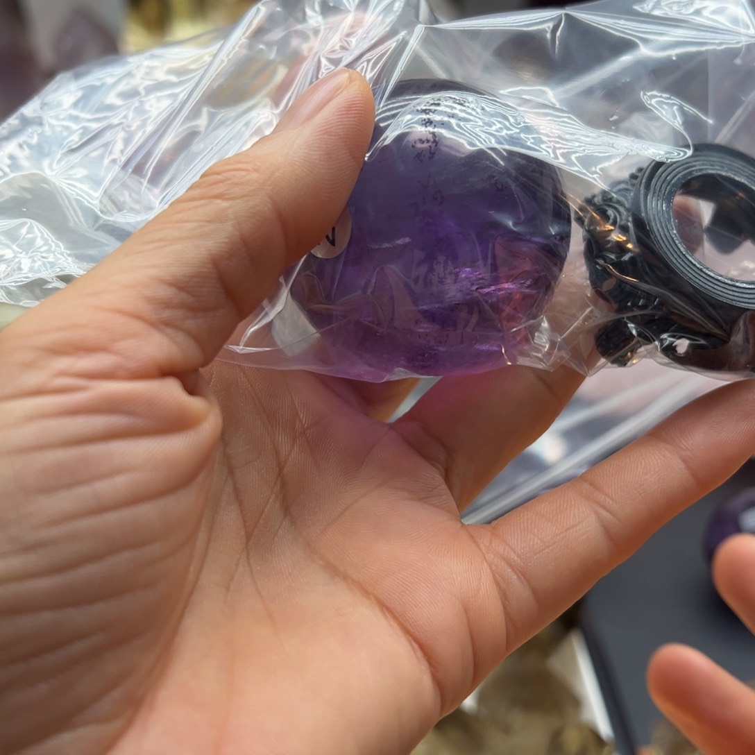 明***：未镶嵌紫晶大型摆件（非配饰）