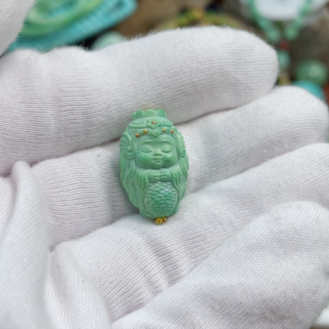 绿松石珠宝奇石未镶嵌