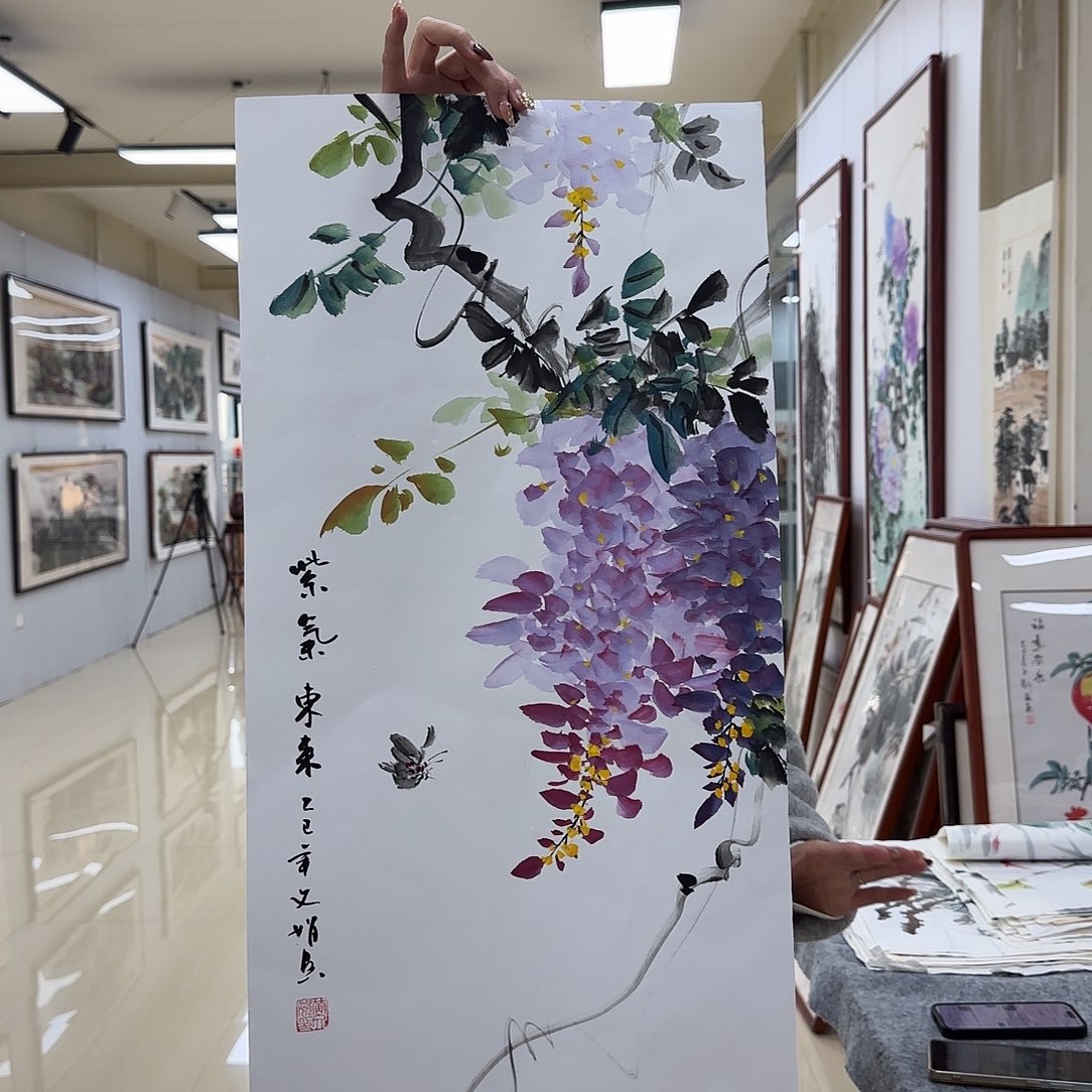 国画国画作品集一个由一位