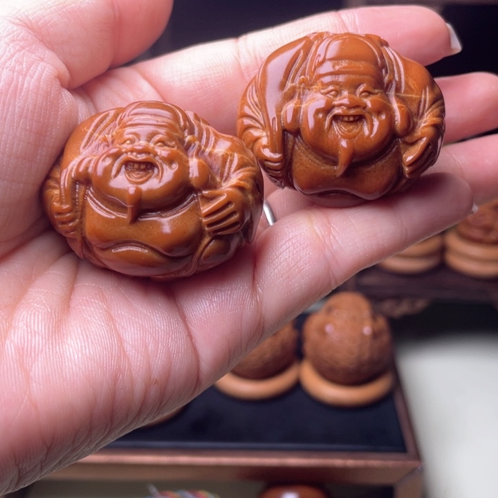 吊坠橄榄核横财手球3.3