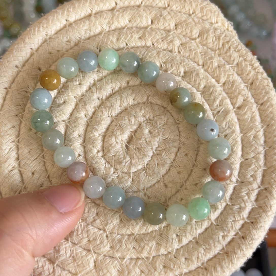 翡翠未镶嵌手链翡翠8