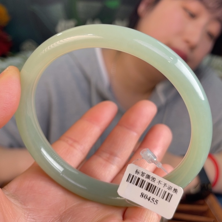 和田玉手镯未镶嵌67 全品