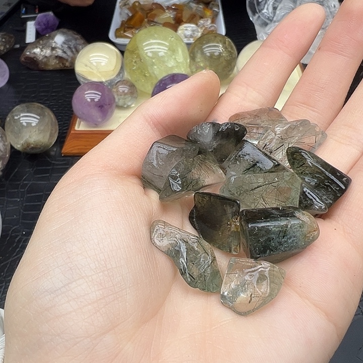 未镶嵌水晶珠宝半成品81水晶