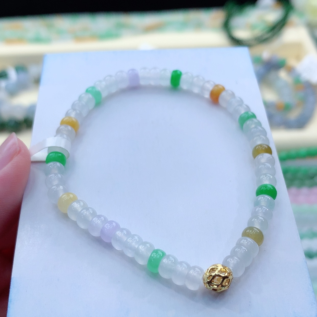 【闪购商品】翡翠项链未镶嵌缅甸天然a货翡翠