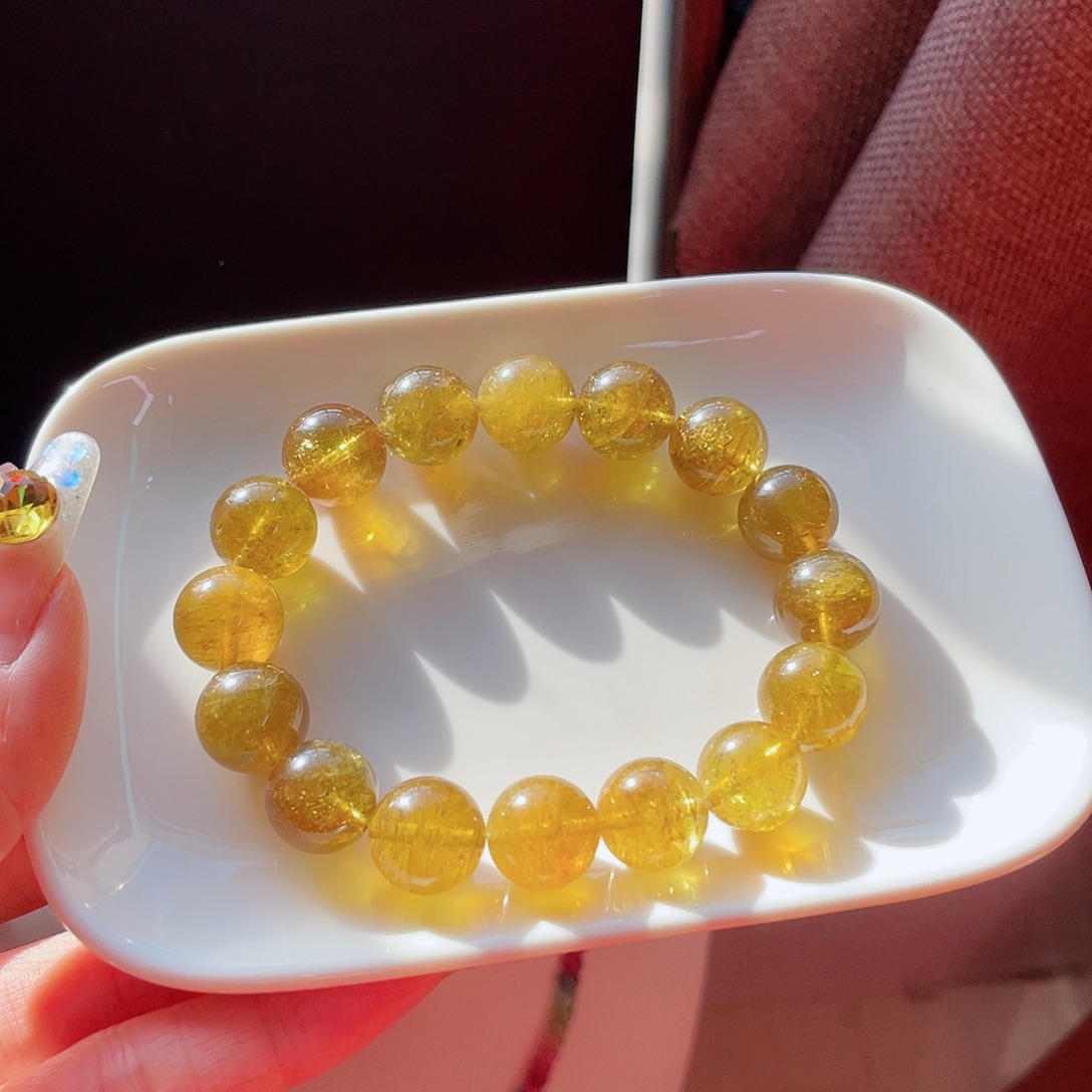 未镶嵌碧玺手链13mm左右