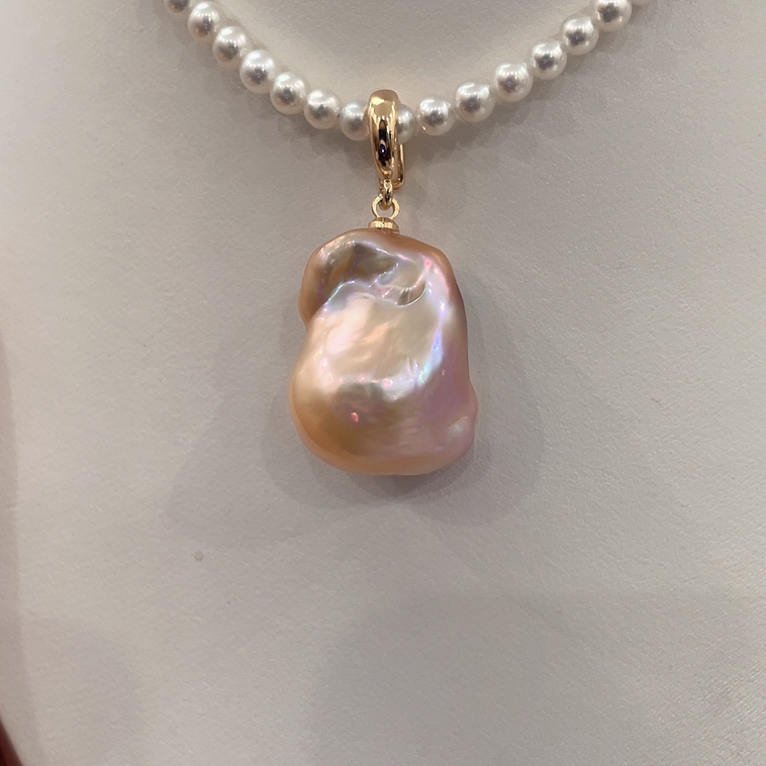 淡水珍珠吊坠(不含链)未镶嵌