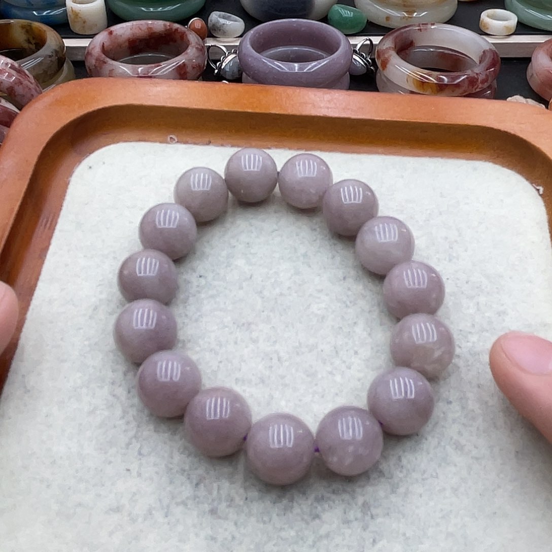 石英岩玉未镶嵌圈口63