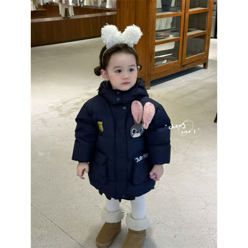 【兔子警官】橙小7·25冬~女童卡通羽绒服汉服XQ55551（童装汉服）