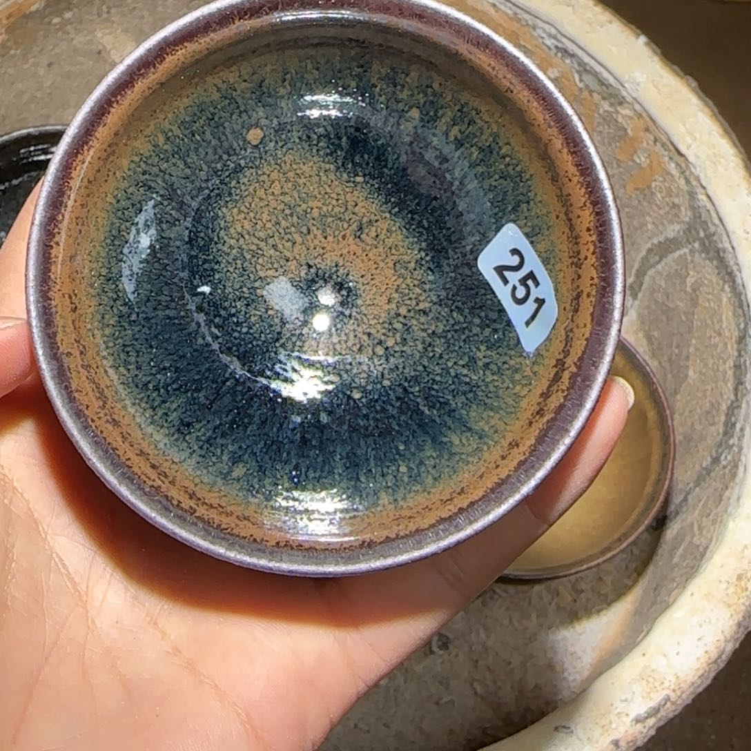 茶盏龙窑柴烧原矿原釉251