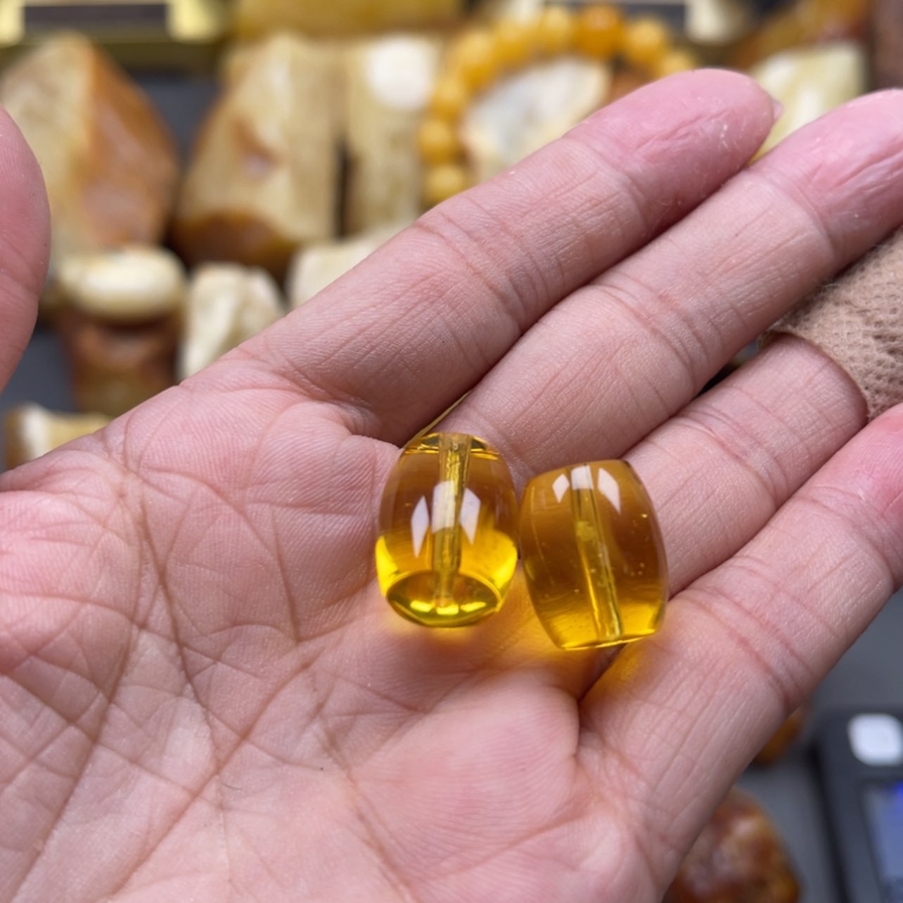 【闪购商品】未镶嵌定制琥珀天然琥珀蜜蜡原石定制