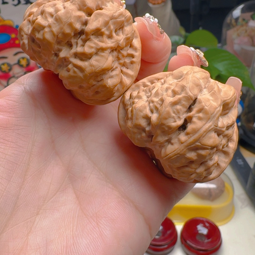 核桃把件46肚蛤蟆头