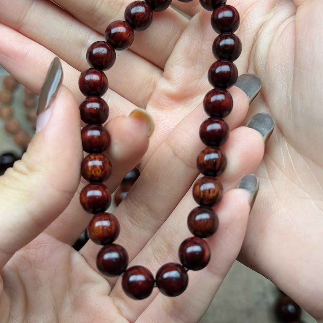 木红降08圆珠单圈（瑕疵）