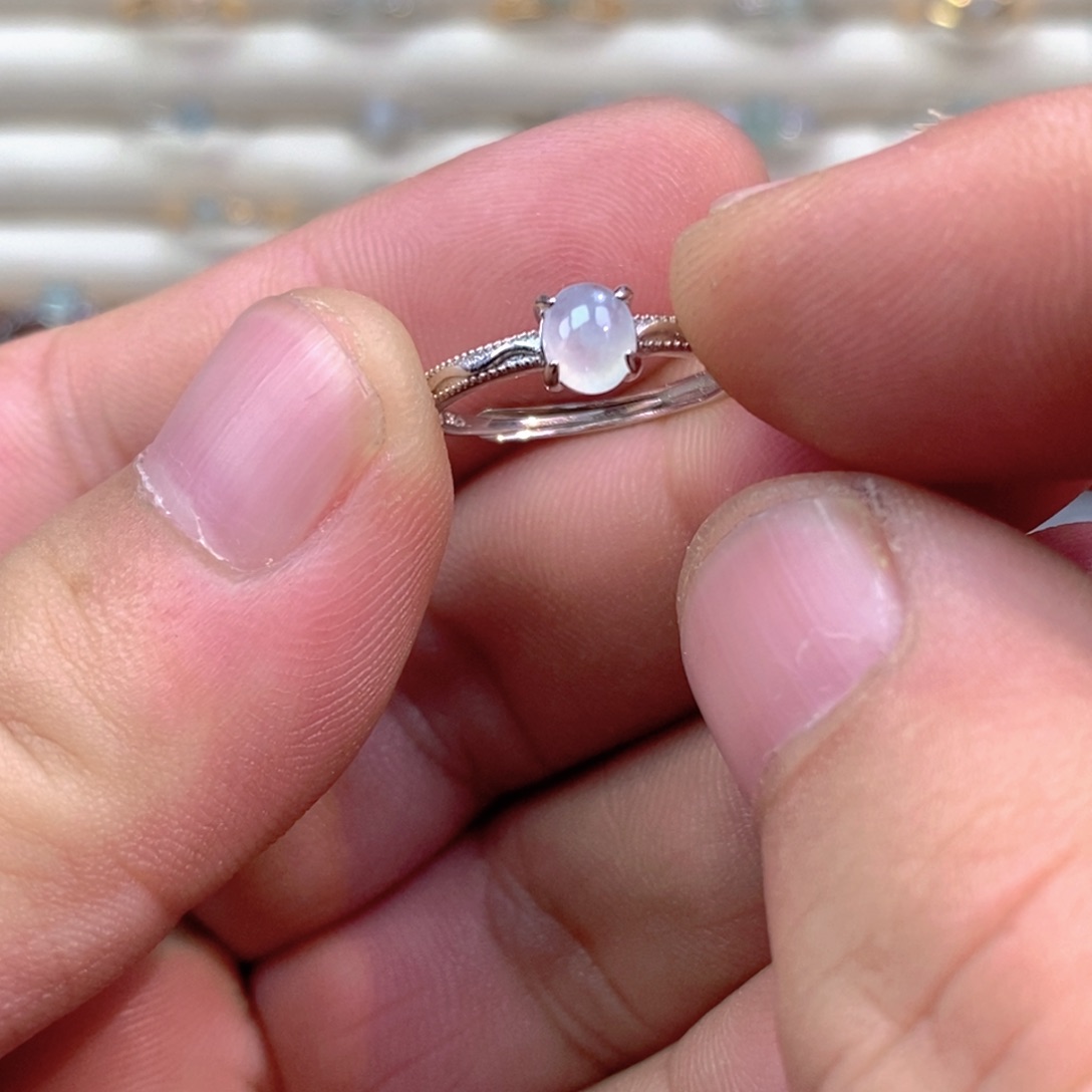 翡翠未镶嵌戒指翡翠