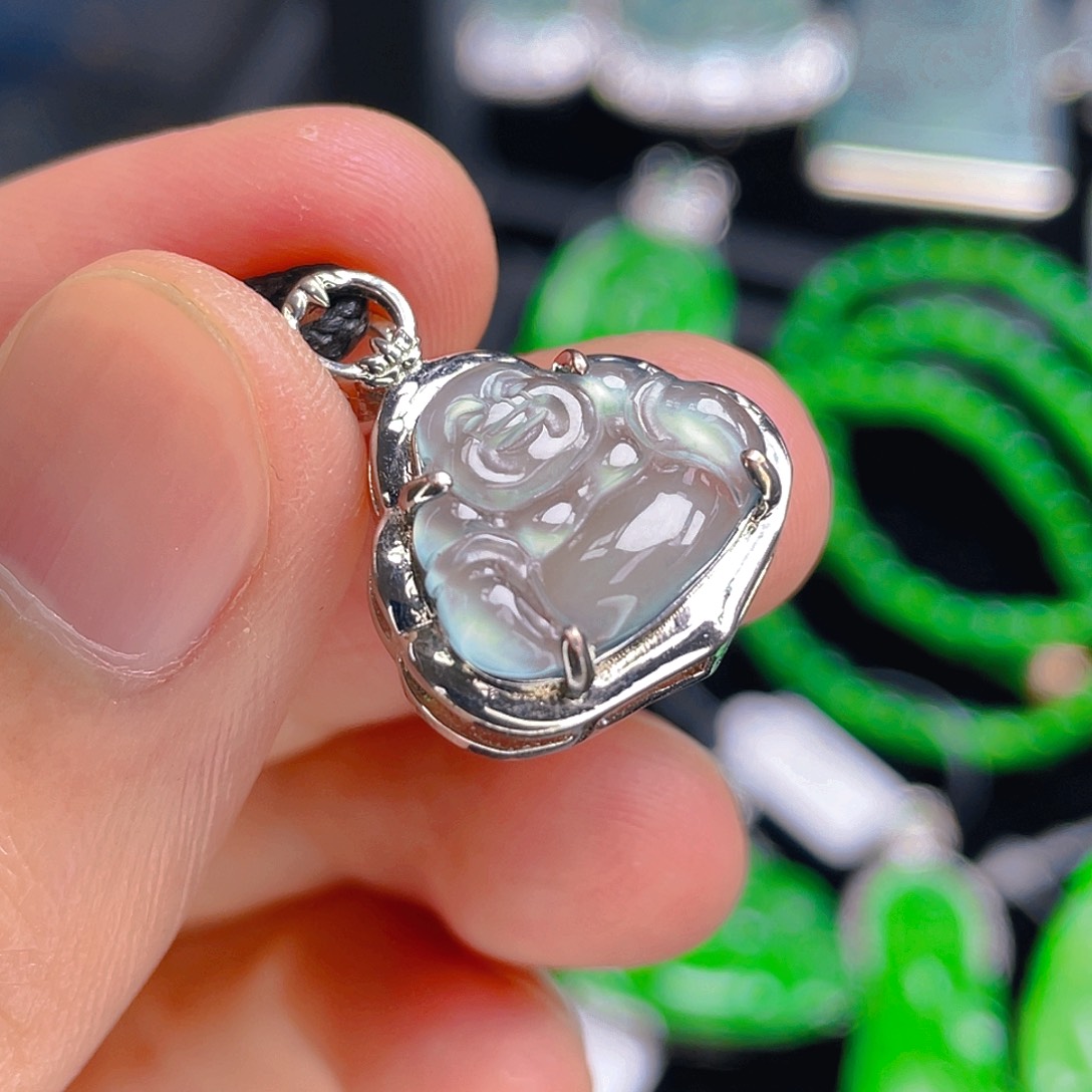 翡翠未镶嵌吊坠(不含链)翡翠