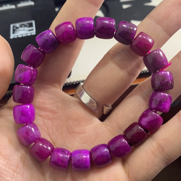 452    卡10老型紫红舒手串