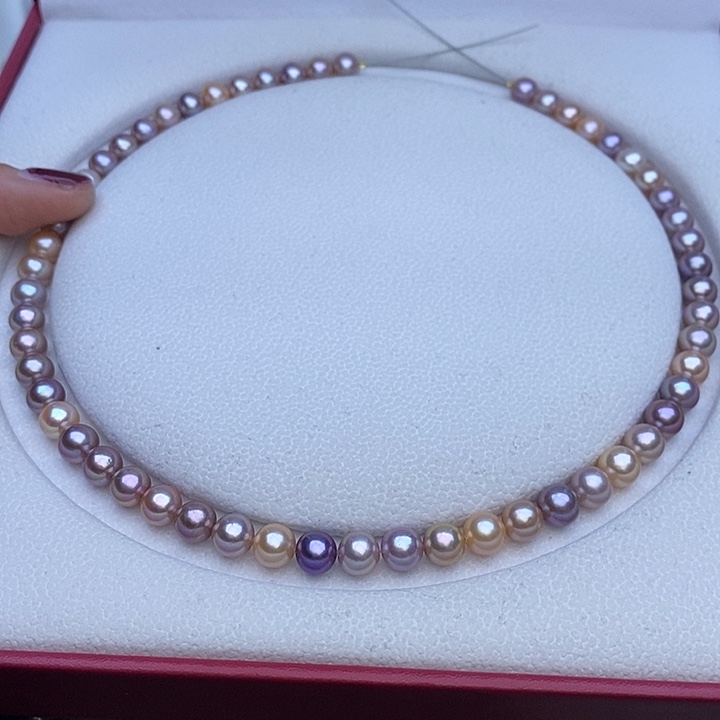 淡水珍珠项链未镶嵌7-8mm